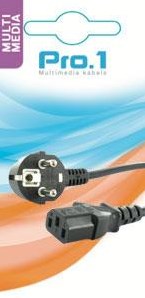 Enzo pro-1 voedingskabel 230 volt voor computer 1,5 meter - 9278500