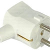 Enzo randaarde stekker haaks wit met tule mk 6140688