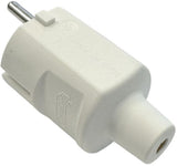 Enzo randaarde stekker | met tule | wit - 6141204 - afbeelding 2