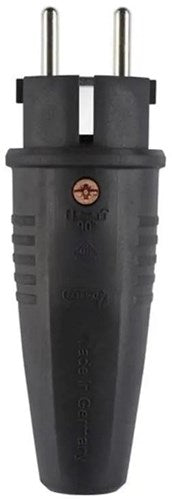 Enzo randaarde stekker | volrubber abl | - 6141240