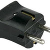 Enzo randaarde stekker zwart kopp 6141000