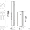Enzo rgb-cct afstandsbediening | 2.4g | 4-zones | mat zwart design | miboxer mi-light 2.0 | c5 | excl. 2 x aaa batterij - led0229