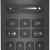 Enzo rgb-cct afstandsbediening | 2.4g | 4-zones | mat zwart design | miboxer mi-light 2.0 | c5 | excl. 2 x aaa batterij - led0229