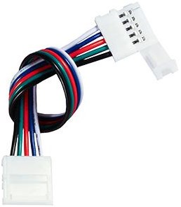 Enzo rgbw quick koppelstuk 12mm met 15 cm draad 4380020