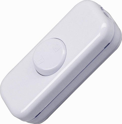 Enzo snoerschakelaar wit met ra 10a 7401020