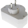 Enzo stekeradapter 2xeuro 1x ra plus schakelaar 6140895