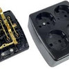 Enzo tafelcontactdoos ra 4v vierkant zwart pq 6871920