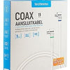 Enzo technetics coax aansluitkabel 1,5m compleet haakse plug - 2075010