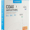 Enzo technetics coax aansluitkabel 5m compleet haakse plug - 2075030