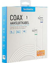 Enzo technetics coax aansluitkabel 5m compleet haakse plug - 2075030 - afbeelding 1