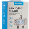 Enzo technetics esx-02 - tweeweg verdeler f-connector - 2074030