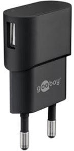 Enzo usb thuislader 2xusb 2a zwart 9550100