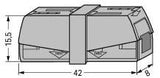 Enzo wago lasklem 3-voudig grijs ds 100 stuks 4047205 - afbeelding 2