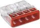 Enzo wago lasklem 4x0,5-2,5mm transrood ds100 4047225