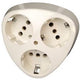Enzo wandcontactdoos ra inbouw 3-voudig 4677040
