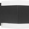 Enzo wandlamp | zwart | vierkant | 8w led | ip44 3000k | smartwares ool-50020 - a5019020