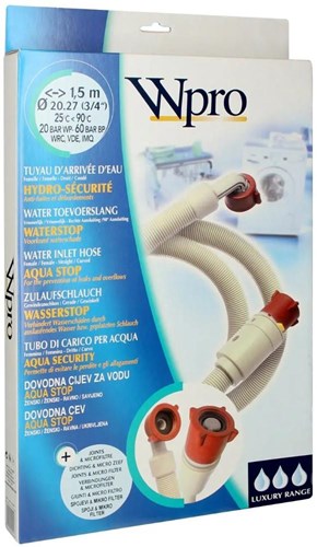 Enzo wpro watertoevoerslang met waterstop - 1400231