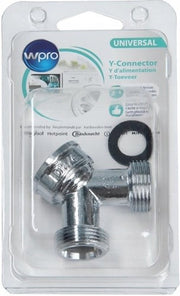 Enzo wpro y stuk chroom, 2 toevoerslangen 1 watertoevoer - 1400238 - afbeelding 2