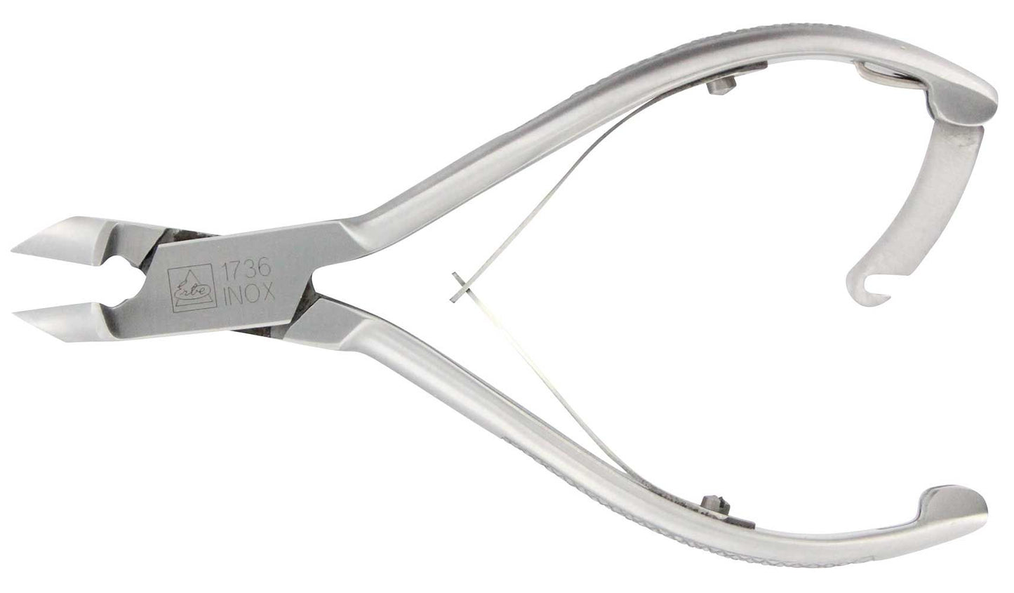 Erbe solingen pedicure nageltang met veer 14cm (erbe91736)