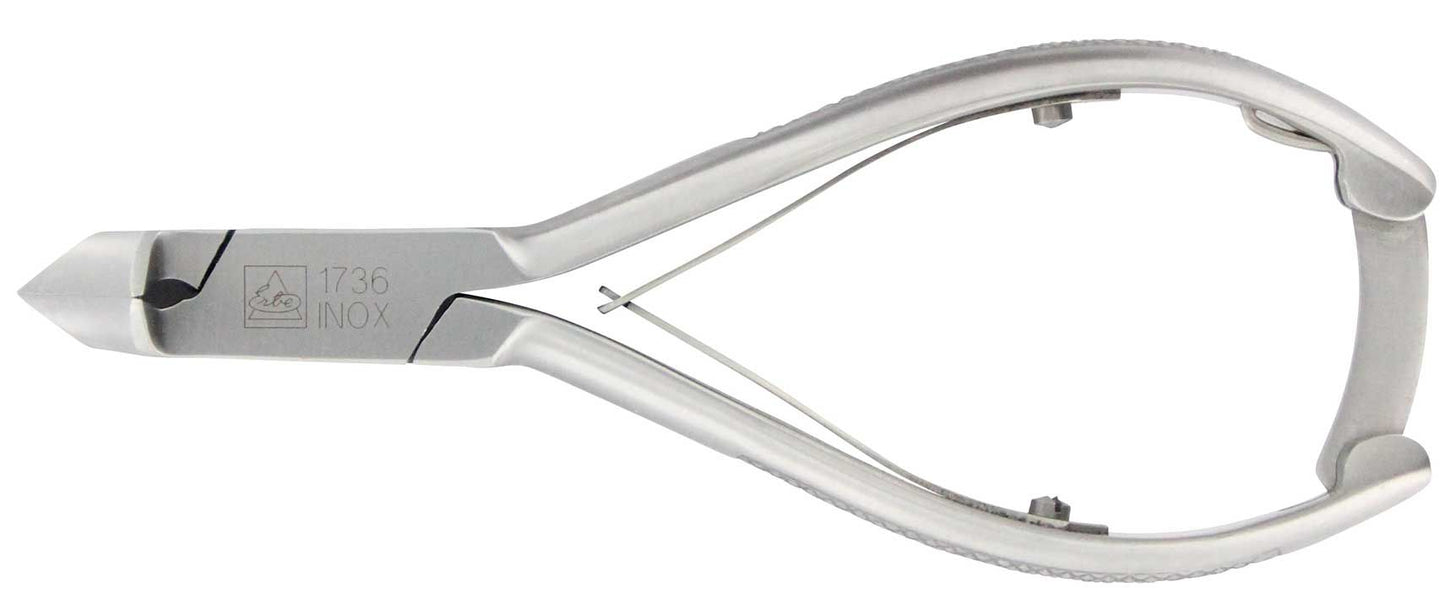 Erbe solingen pedicure nageltang met veer 14cm (erbe91736)