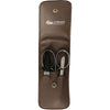Erbe solingen 3-delige manicure etui taupe (erbe9208)
