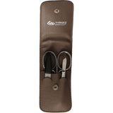 Erbe solingen 3-delige manicure etui taupe (erbe9208) - afbeelding 3