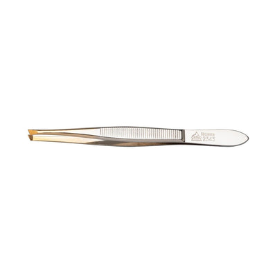 Erbe solingen pincet schuin smal verguld 9cm (erbe92343)
