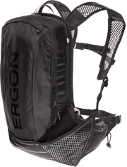 Ergon BX2 Evo Rugtas Zwart - Lichtgewicht - Geschikt voor dagtochten - 10 + 1.5L volume - Waterdicht - Polyester Nylon - Anders bevestigingssysteem - Inclusief regenhoes - afbeelding 1