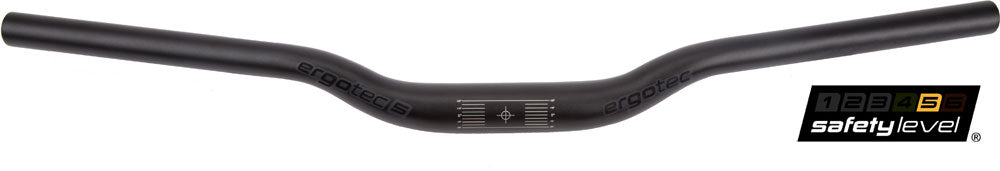 Ergotec stuur ergo m 31,8 640mm mat zwart