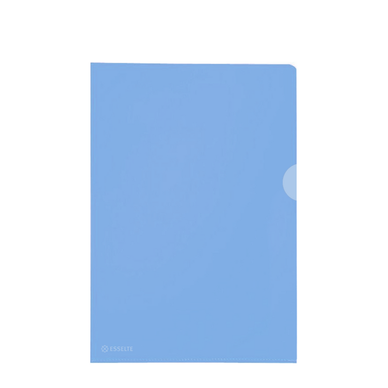 Esselte zichtmap a4 blauw 100 stuks