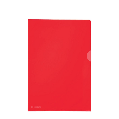Esselte zichtmap a4 rood 100 stuks
