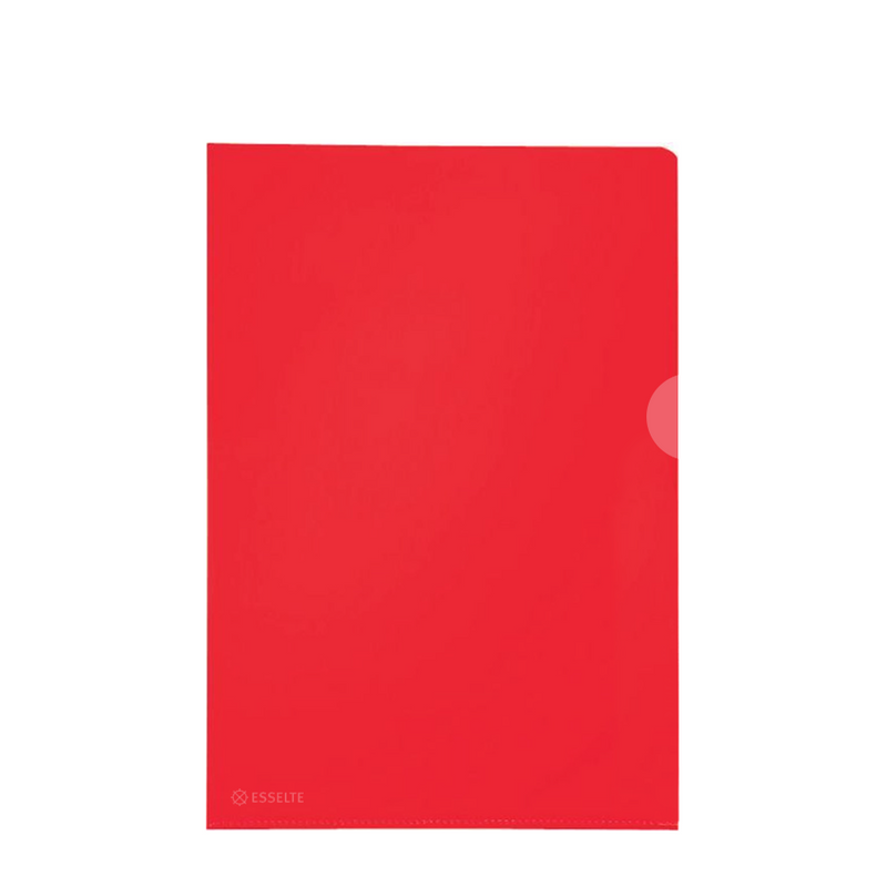 Esselte zichtmap a4 rood 100 stuks