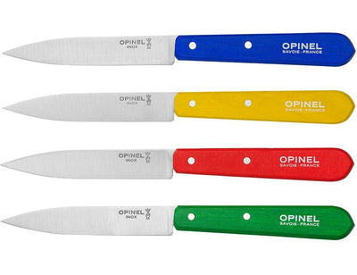 Opinel keukenmessen - set van 4 kleuren - nr.112