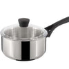 Pyrex steelpan met deksel 16 cm
