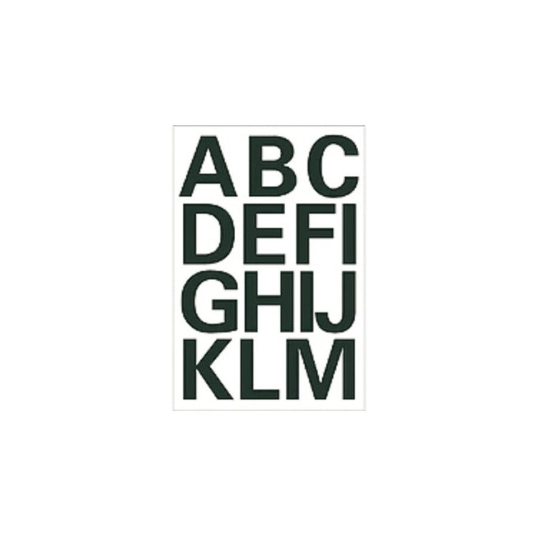 Overige merken - - Zwarte letters A-Z 25mm