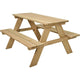Pro garden picknicktafel voor kinderen hout 89x79x50