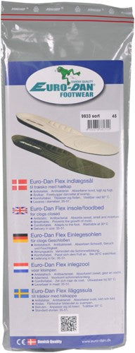 Euro-dan eurodan e9933 antistatische inlegzool zwart - maat 49 - 00.039.012.49