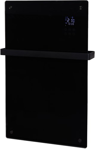 Eurom alutherm sani 1200 glass wifi black - 361261
