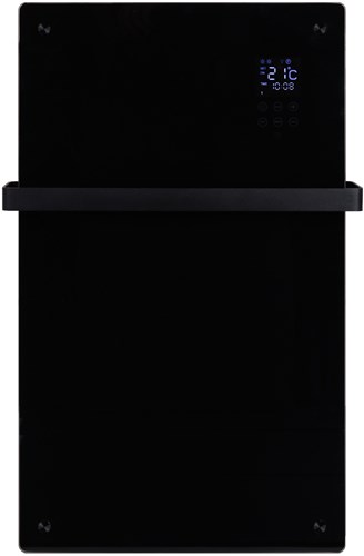 Eurom alutherm sani 1200 glass wifi black - 361261