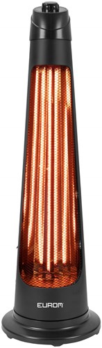 Eurom q-tower 1200 elektrische terrasverwarmer | 1200 w - 335651 - afbeelding 1
