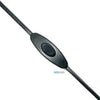 Enzo eurosnoer 2x0,75qmm met schakelaar zwart 3m - 1065230