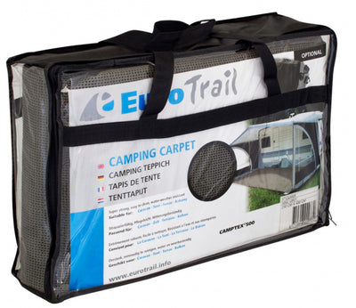 Eurotrail Camptex Tenttapijt 300 x 400 cm PVC nylon Antraciet