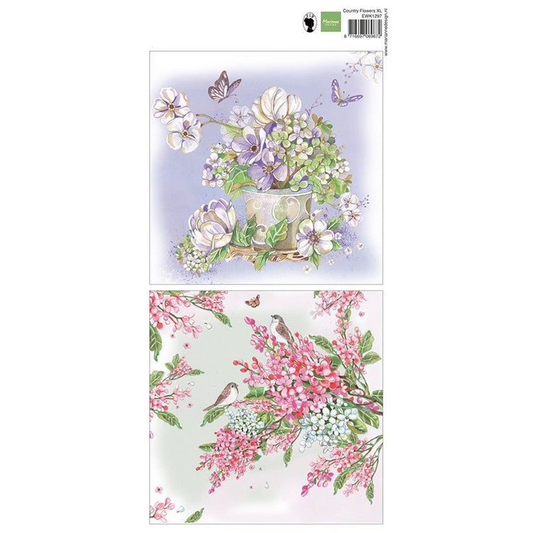 Marianne design • knipvel country flowers xl