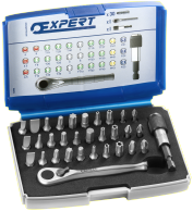 Expert by facom bits 1 4 bithouder en ratelset | 32-stuks | e131702 - e131702