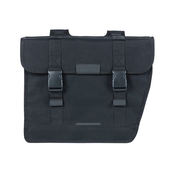 Basil Kavan Eco Classic 46L Dubbele Fietstas Zwart