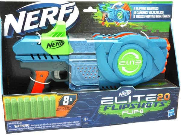 nerf flipshots flip-8 met 8 pijltjes