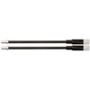Elvedes cable systems bv verstelbare flex v-brake kabelpijpje elvedes lichtmetaal - zwart (2 stuks)