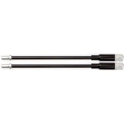 Elvedes cable systems bv verstelbare flex v-brake kabelpijpje elvedes lichtmetaal - zwart (2 stuks)