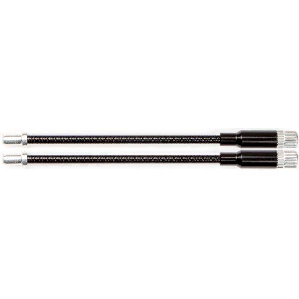 Elvedes cable systems bv verstelbare flex v-brake kabelpijpje elvedes lichtmetaal - zwart (2 stuks)