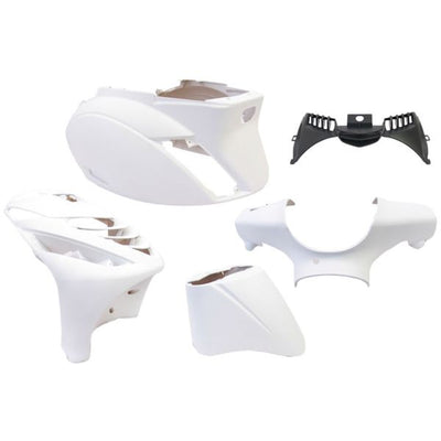 Edge plaatset 5-delig voor piaggio zip-sp vanaf bouwjaar 2000 - mat wit